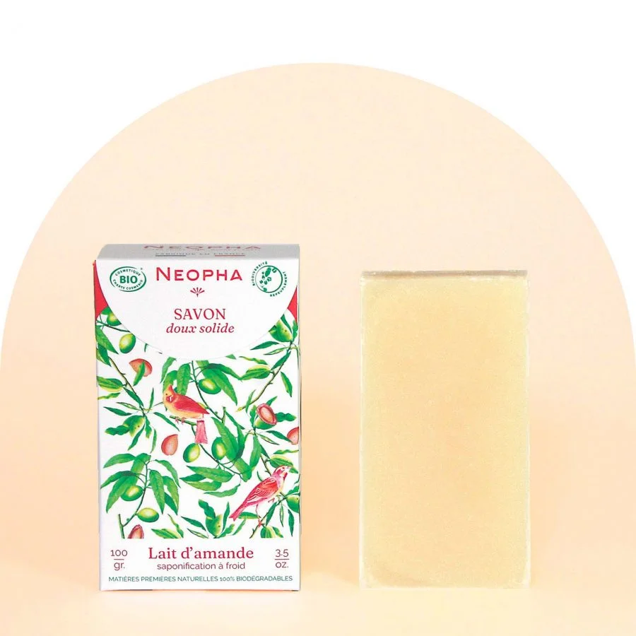 Neopha Savon doux lait d'amande étui + produit